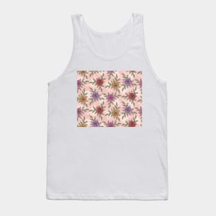 Colorful flowers pattern Tank Top